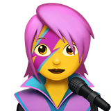 Woman Singer emoji
